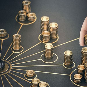 An image of a hand with coins - Leep Tescher Helfman and Zanze