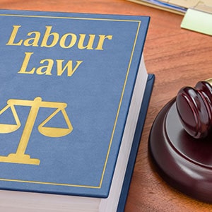 California labor law book and judge's gavel - Leep Tescher Helfman and Zanze